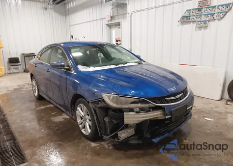 2015 Chrysler 200 Limited z USA, uszkodzony, nr VIN 1C3CCCAB7FN672157